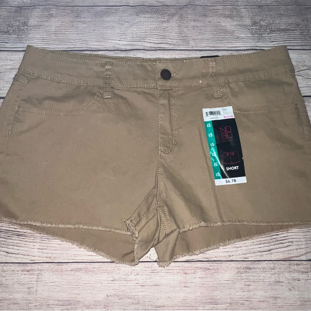khaki shorts